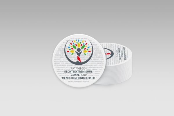 Bierdeckel Demokratie Leben