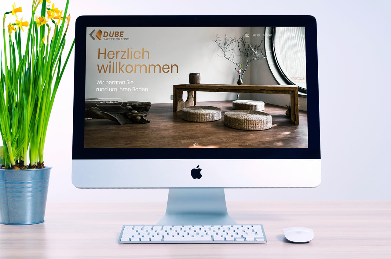 Webdesign DUBE Fussbodentechnik